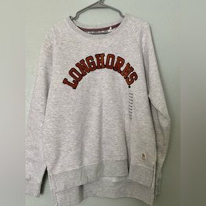 Pressbox Texas Longhorns Appliqué Sweatshirt